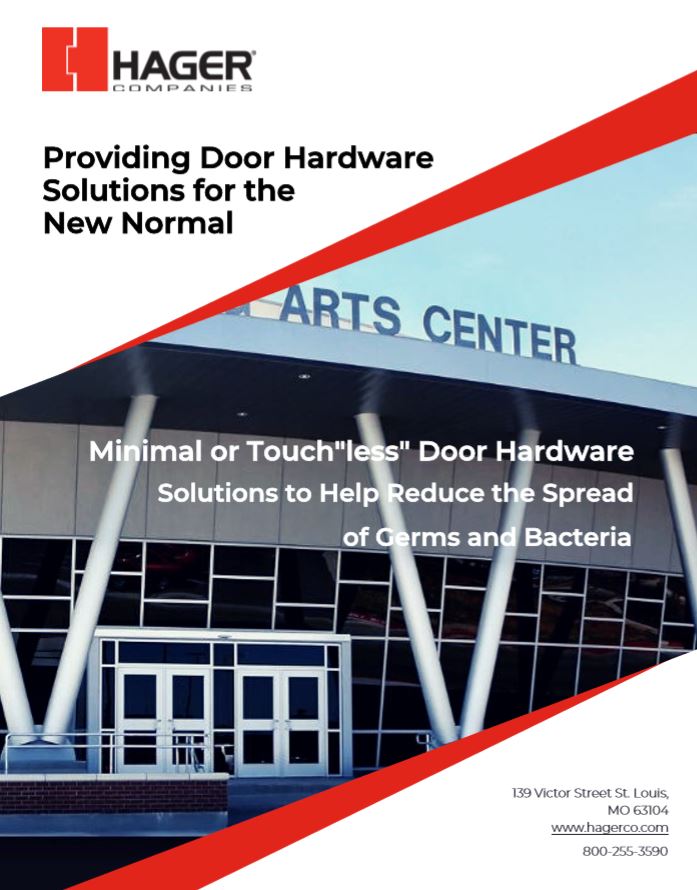 Providing Door Hardware Solutions for the New Normal e-book